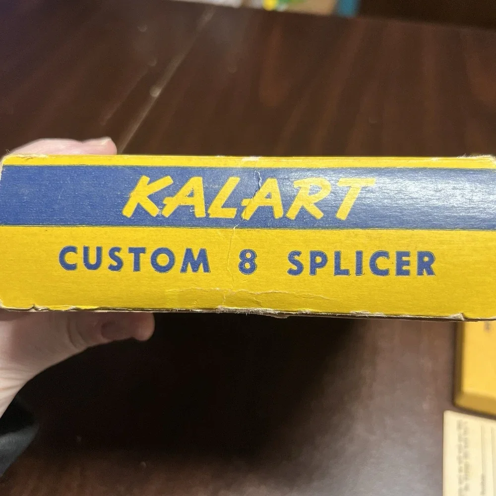Kalart Custom 8‎ Splicer 8mm Film Editor Tool w/ Box Instructions Vintage USA